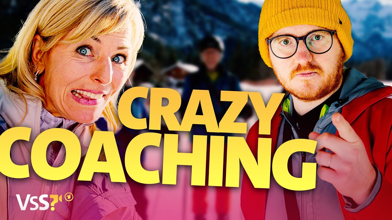 Ausgiebige Trockenübungen auf Eis: Das Verrückte Ski Coaching mit Martina Ertl | Verstehen Sie Spaß?