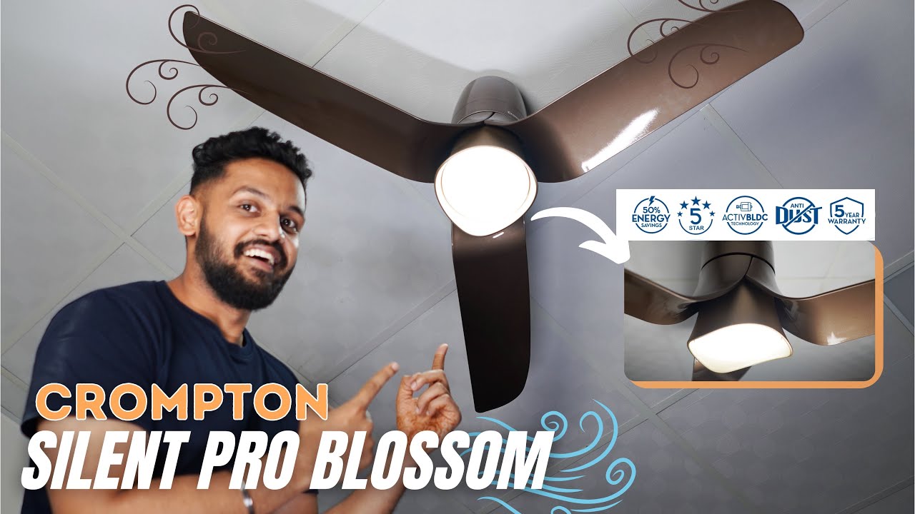 Crompton SilentPro Blossom Smart BLDC Ceiling Fan Unboxing |Best Premium & Silent  ActivBLDC Fan⚡️