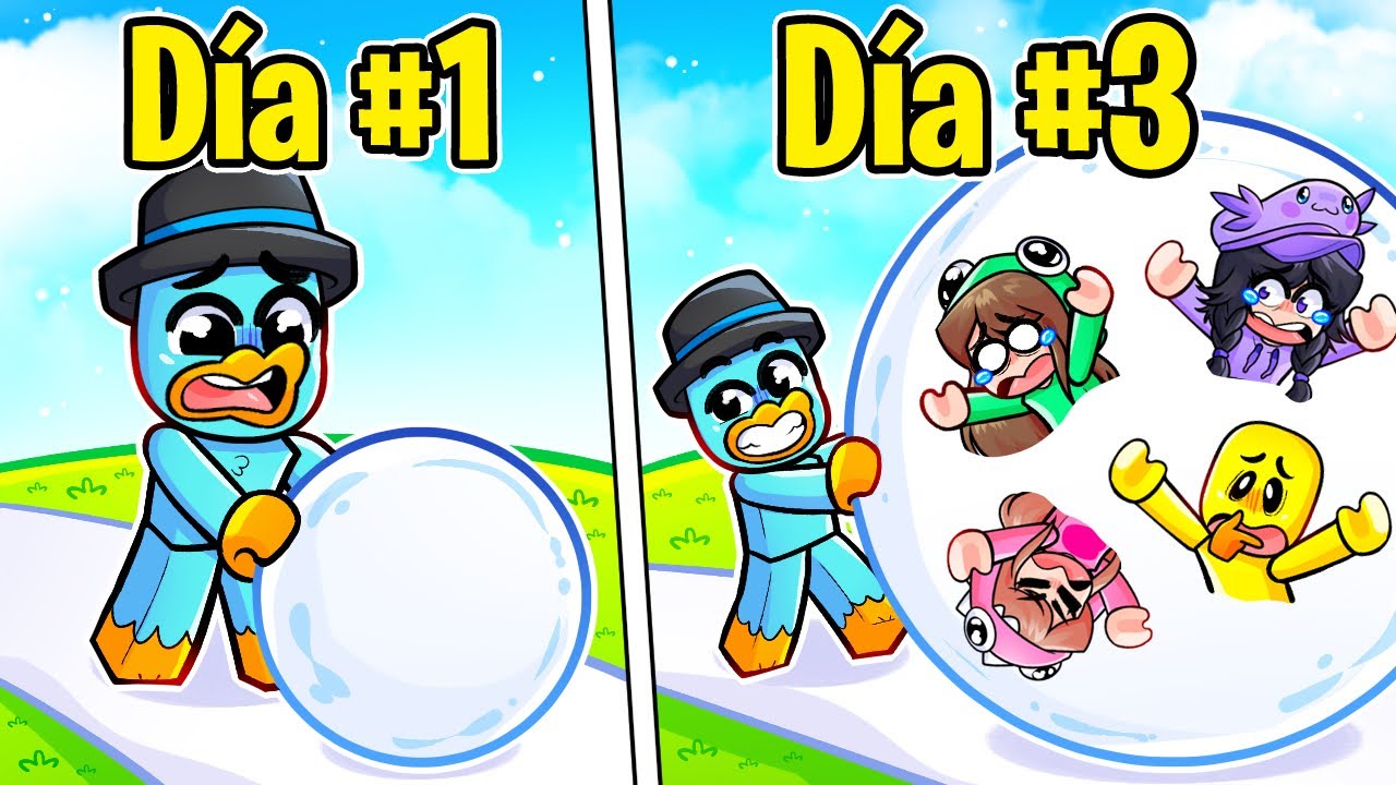 Gasté $100,000 para Hacer la BOLA DE NIEVE MÁS GRANDE en Roblox…