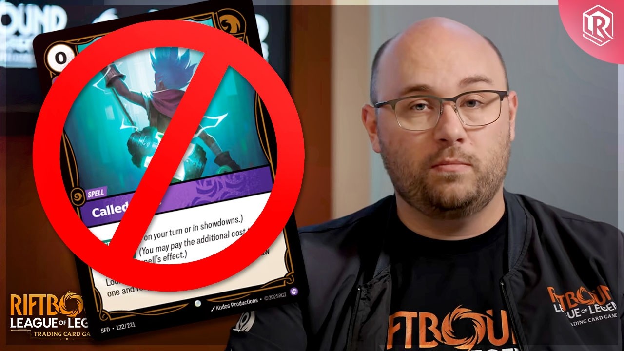 RIFTBOUND BAN LIST - 7 cards are NOW Banned! | Official Video Announcement