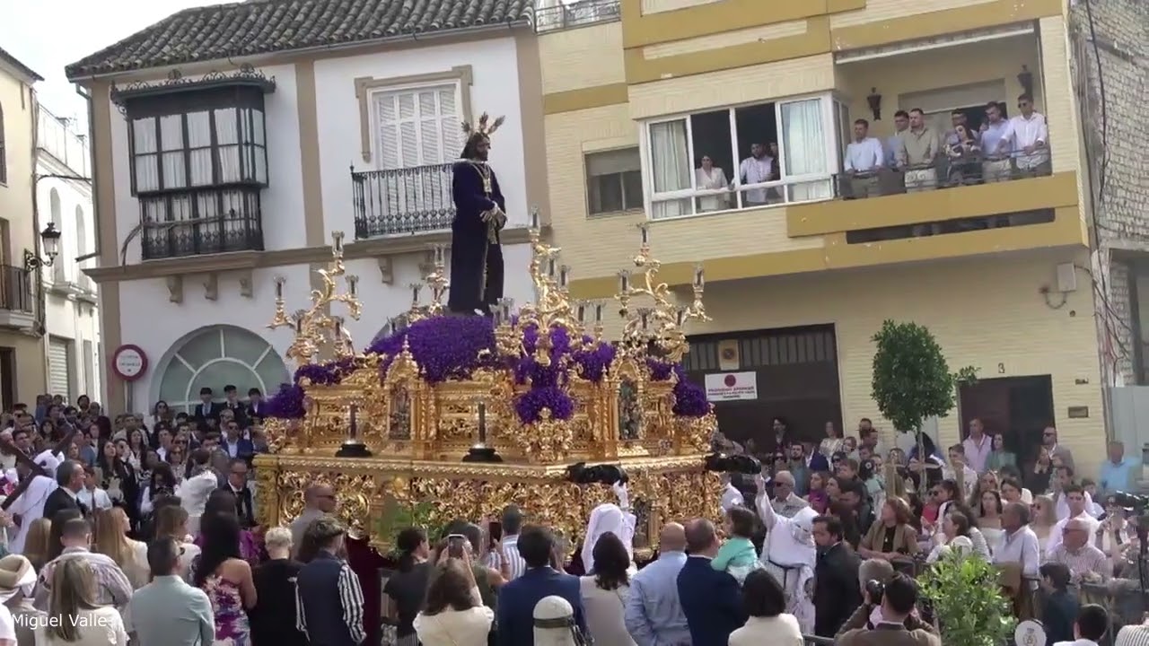 Semana santa de Morón 2025 Ntro.Padre Jesús cautivo.