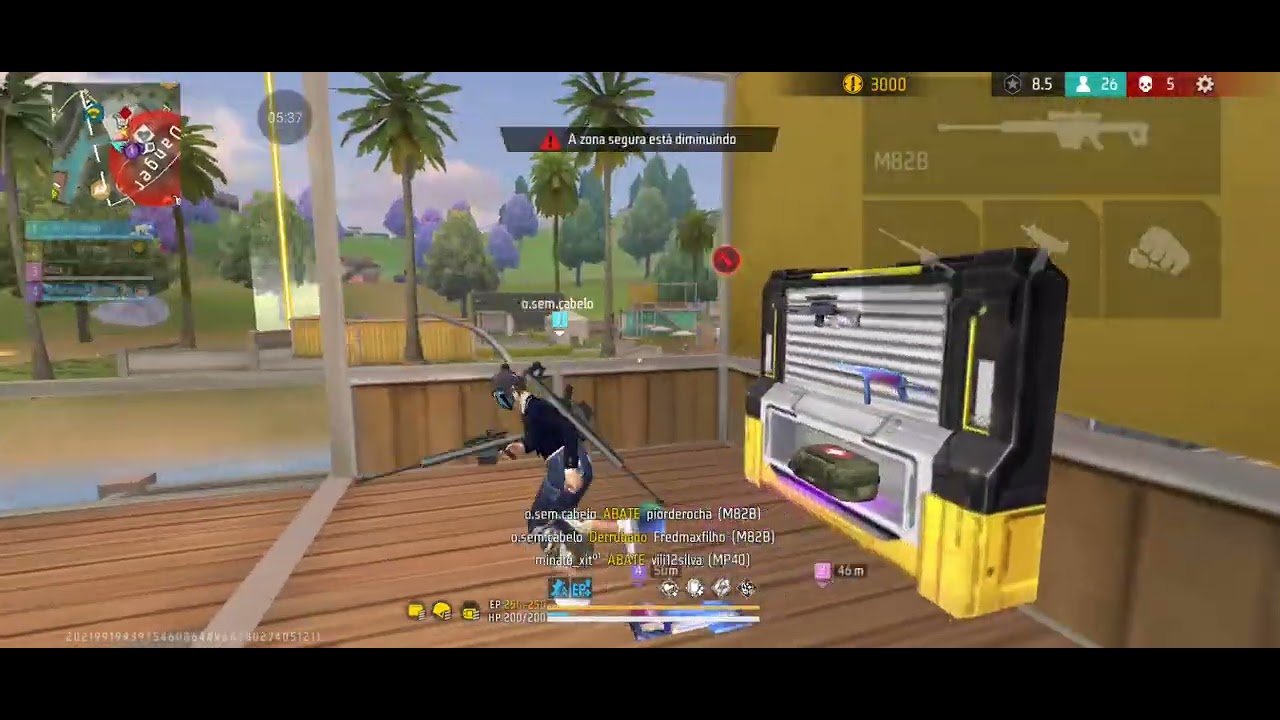 Carregando meu Squad com duas awm até o booyah 