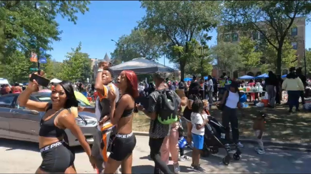 Tragic End : Bud Billiken Parade | Shots Fired Around the  2:18 , mark another man shot 2:29 mark🔥🔥🔥