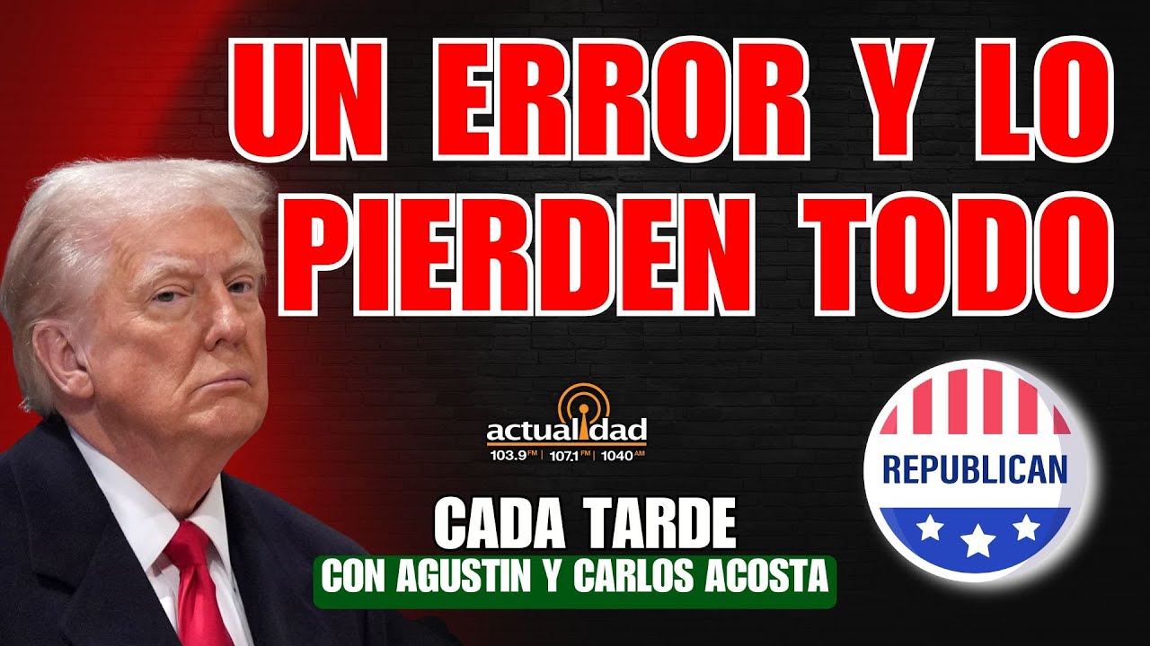 Los republicanos la pagarán en noviembre | Cada Tarde con Agustin y Carlos Acosta