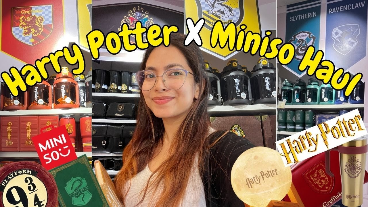 MINISO x HARRY POTTER Collection in India! Know Your House| Order Your Trunk |Hogwarts Spellbook