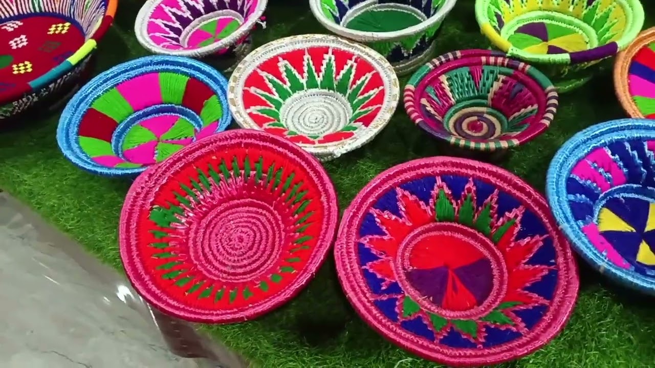 यह देखिए कितना सुंदर मुनिया की डिजाइन दिखा रहे हैं #hendmade #moniya #grass #crafting #gifts 