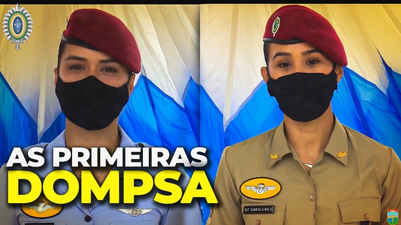 As primeiras brasileiras especialistas DOMPSA do EXÉRCITO