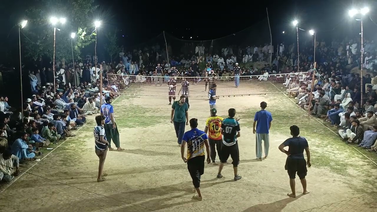 Raja Ahsan Malu Chaudhar zaryab all pakistan volleyball show match 