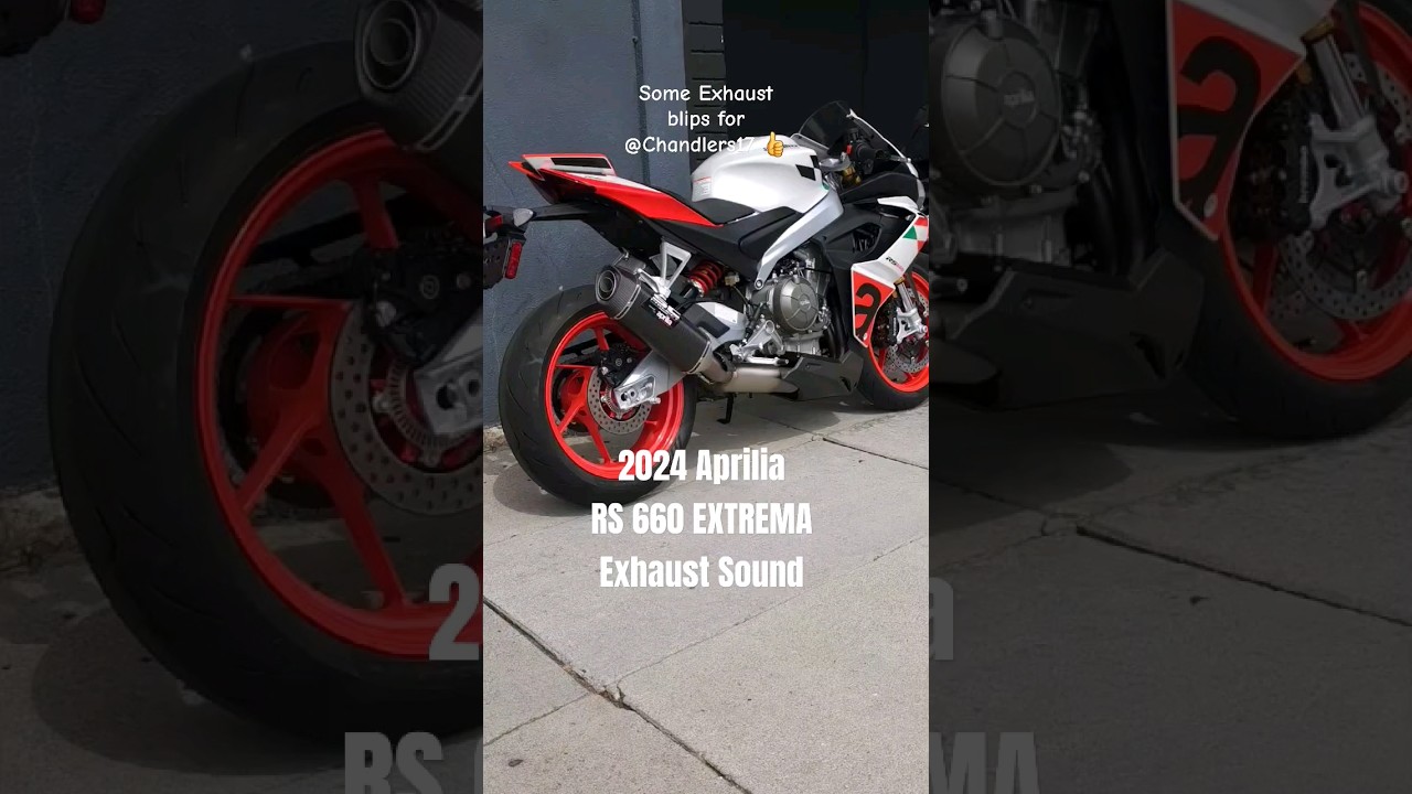 2024 Aprilia RS 660 EXTREMA Exhaust Sound! 👍