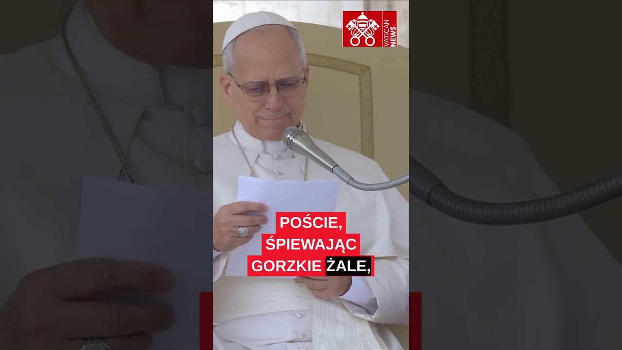 Leon XIV zachęca Polaków do udziału w Gorzkich Żalach
