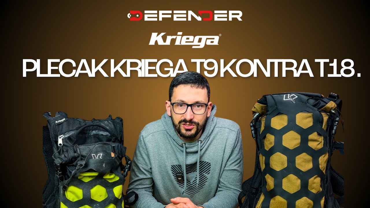 Plecak KRIEGA T9 kontra T18 – który plecak jest dla Ciebie?