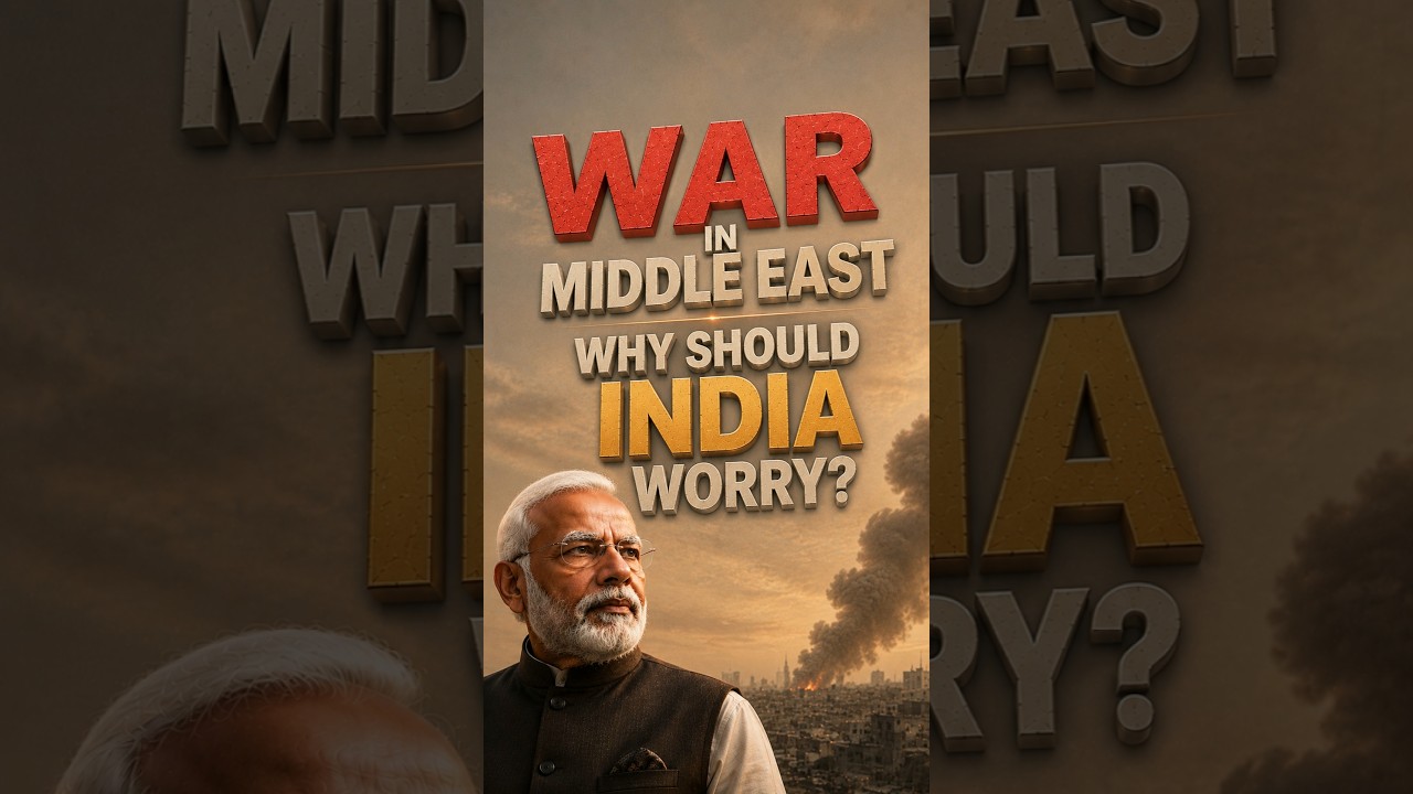 War in Middle East: Why Should India Worry? | UPSC Current affairs #shorts #war #westasiawar #facts