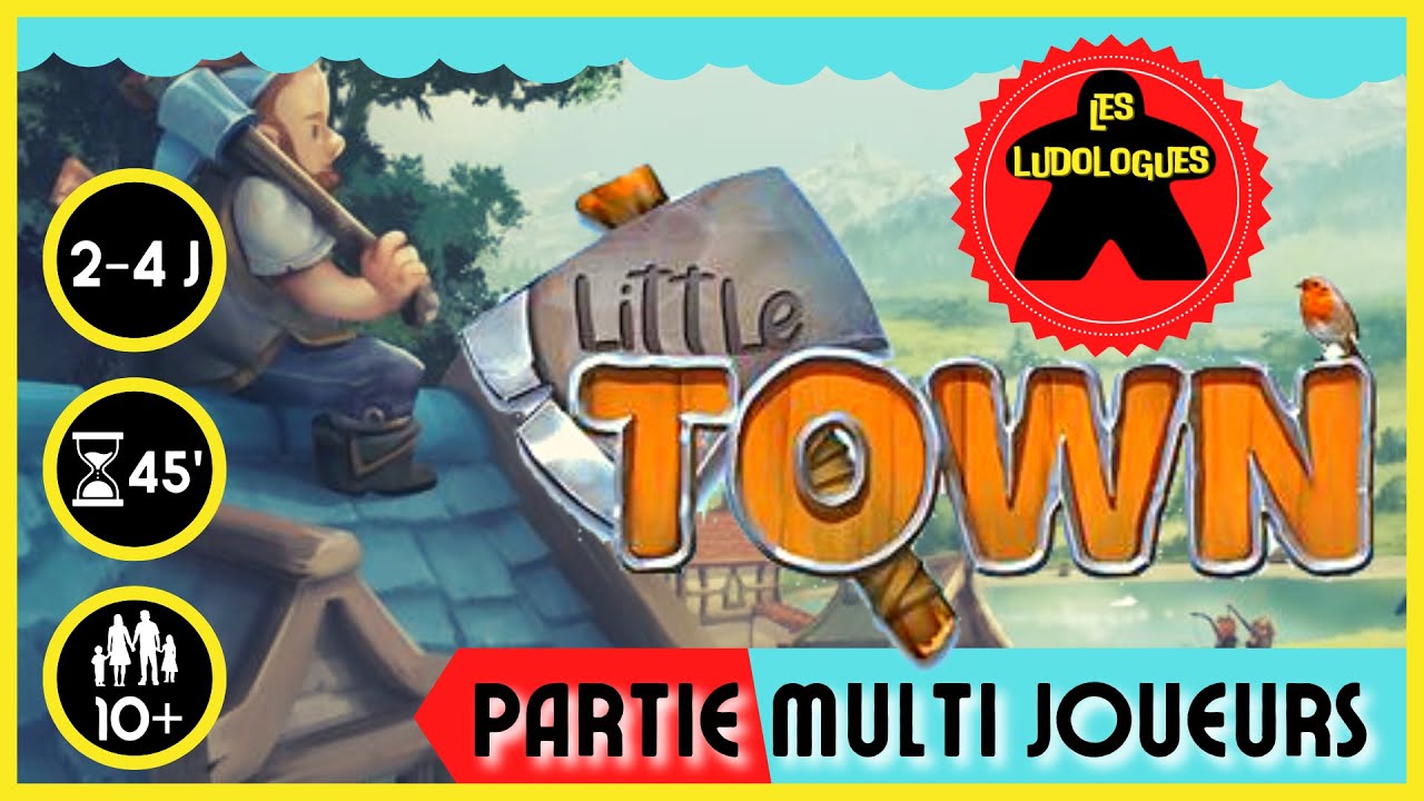 Let's Play LITTLE TOWN - Partie complète, conseils, impressions et avis sur le jeu - Les LUDOLOGUES