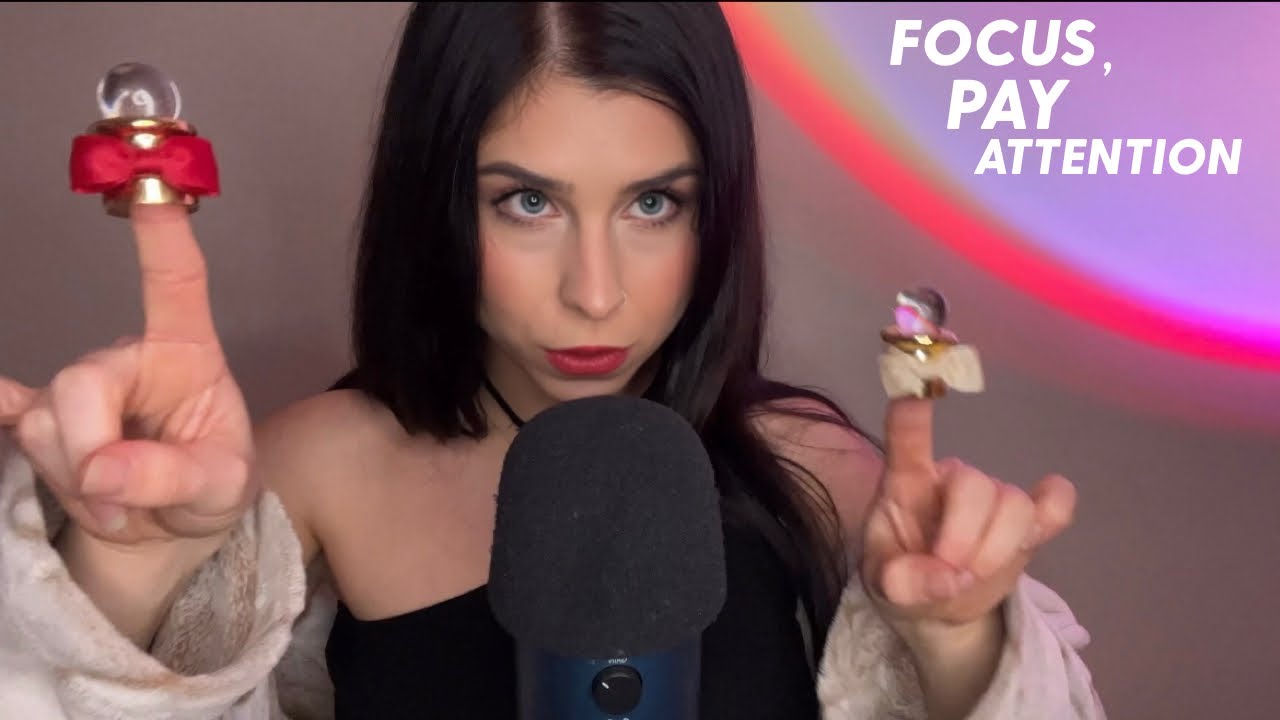 ASMR☝️Follow My Instructions, Pay attention/Focus, and Asking You Questions (Fast and Aggressive)