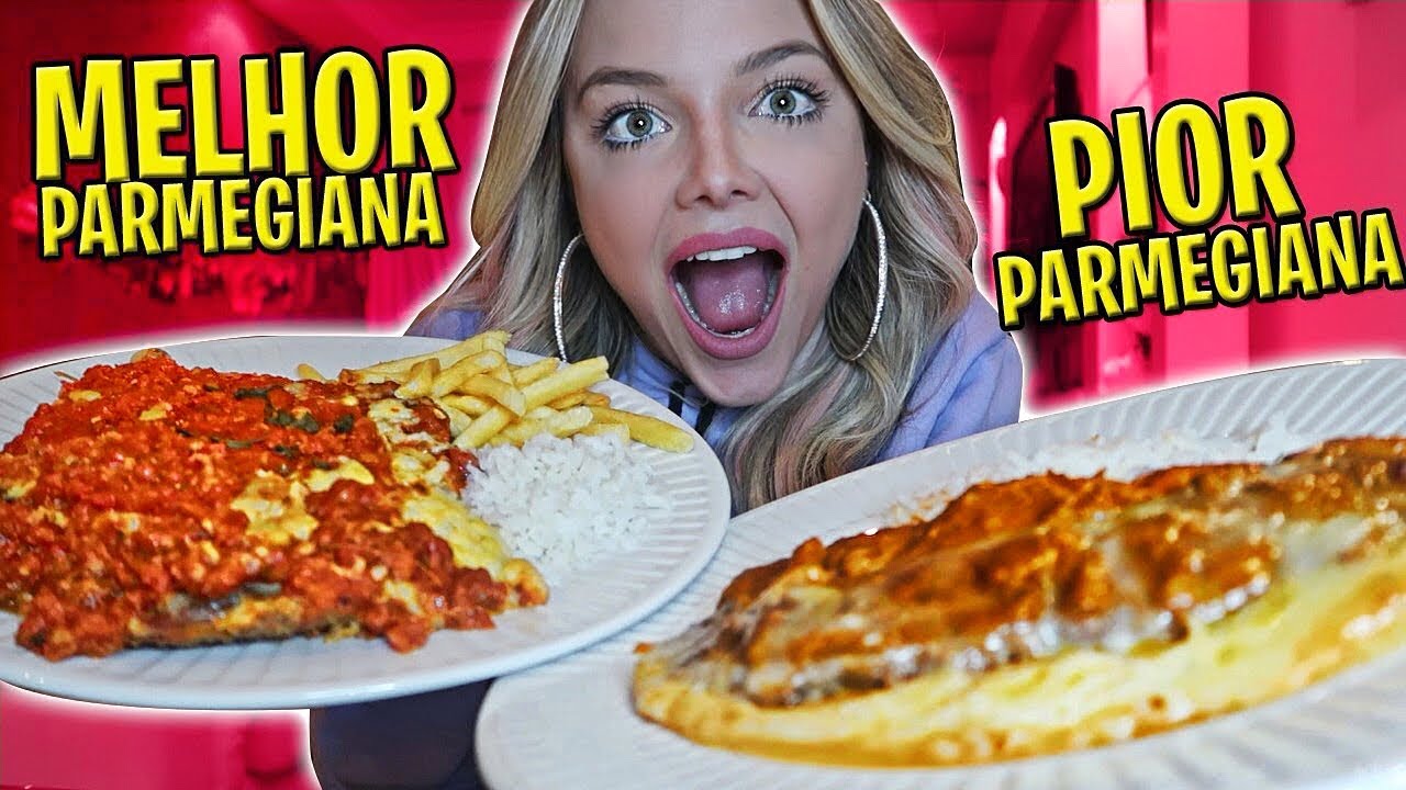 PROVEI A PARMEGIANA DE PIOR E MELHOR AVALIAÇÃO DO APLICATIVO