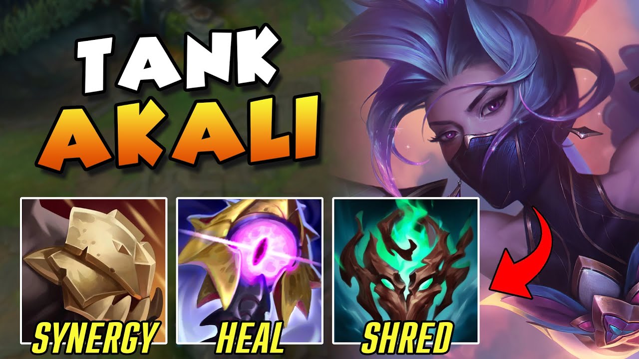 DMP TANK AKALI IS SO UNFAIRLY OP! (Tank Akali Mid Gameplay S15)