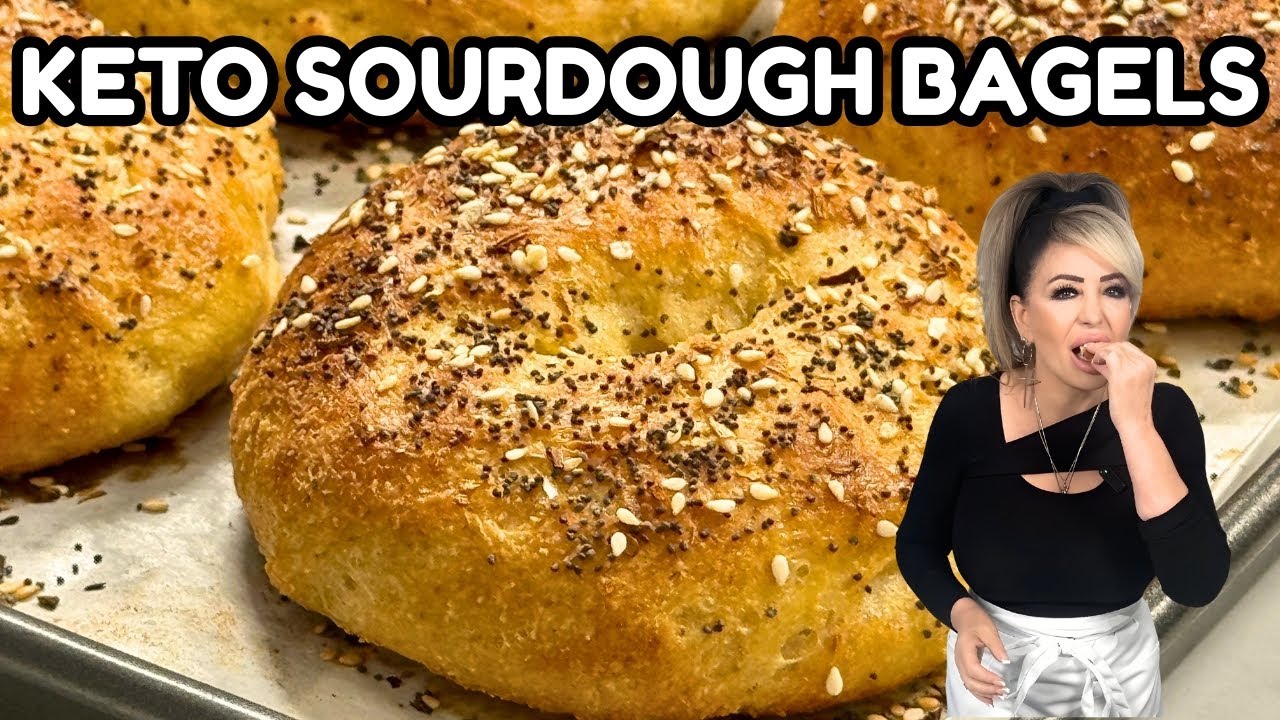 KETO SOURDOUGH BAGELS | Low-Carb & Fermented