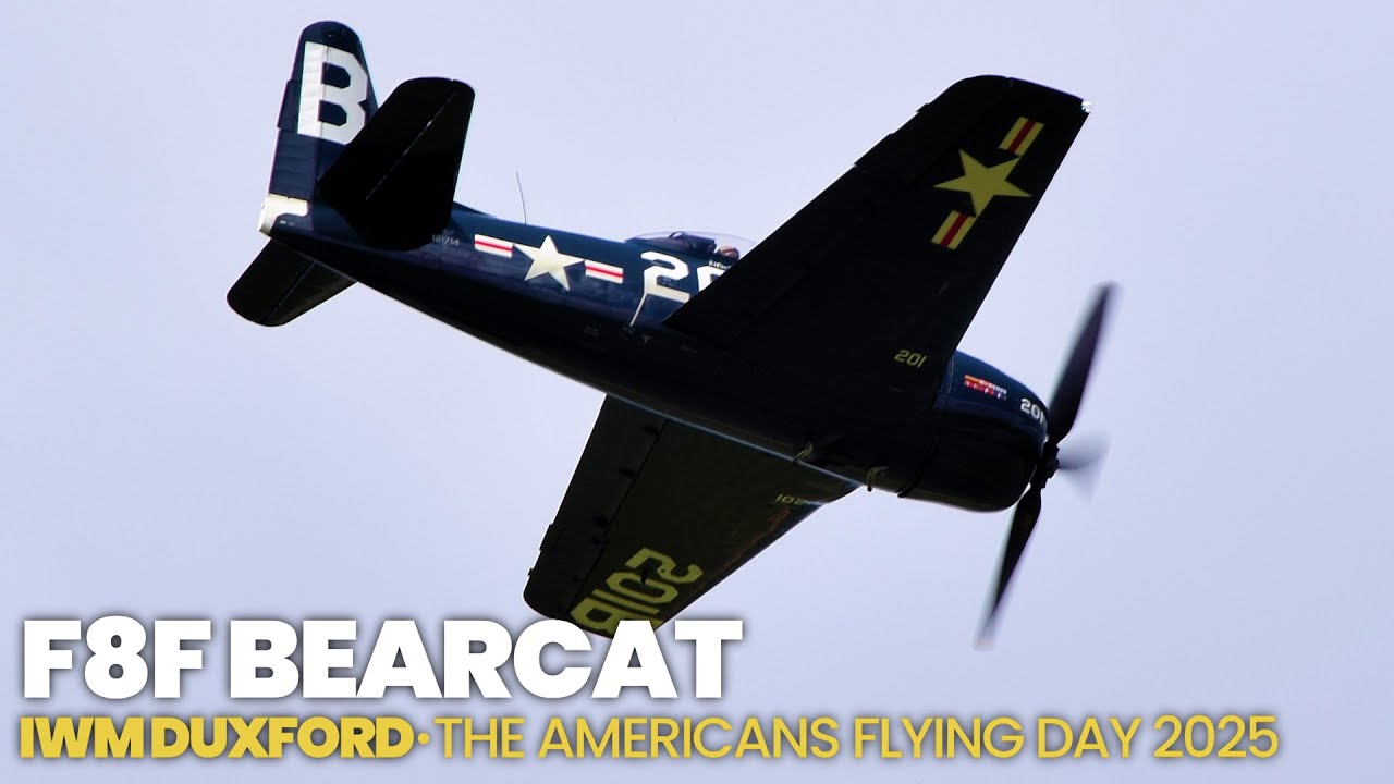 Grumman F8F Bearcat • IWM Duxford - The Americans Flying Day