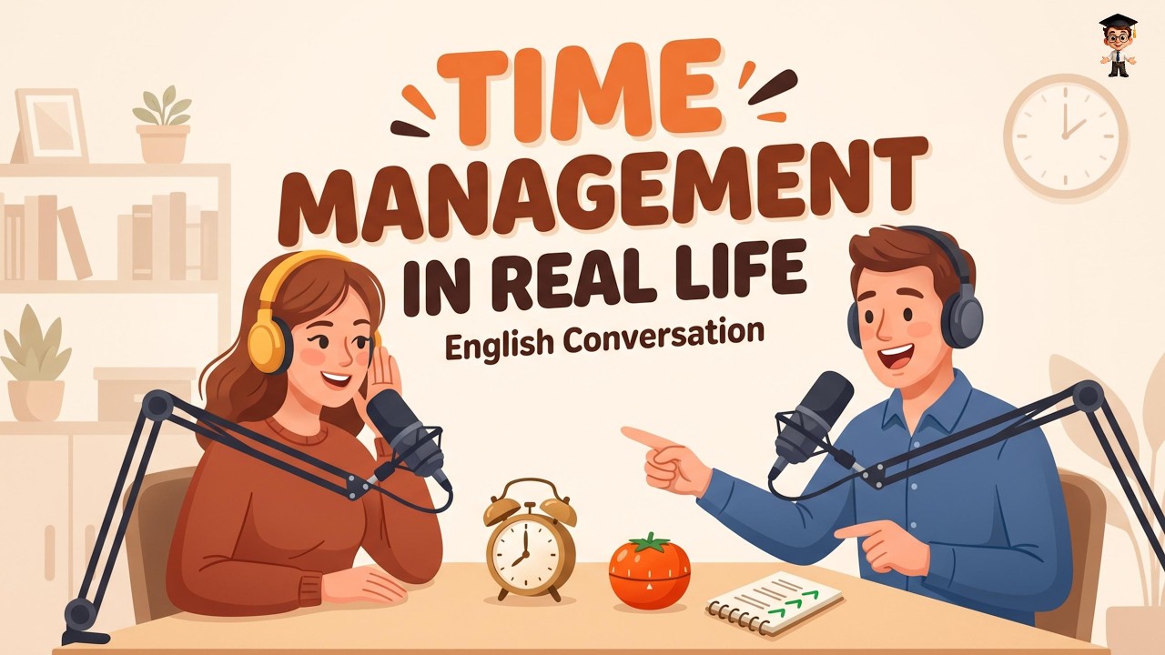 English Listening Practice for Beginners | Time Management in Real Life | English Podcast