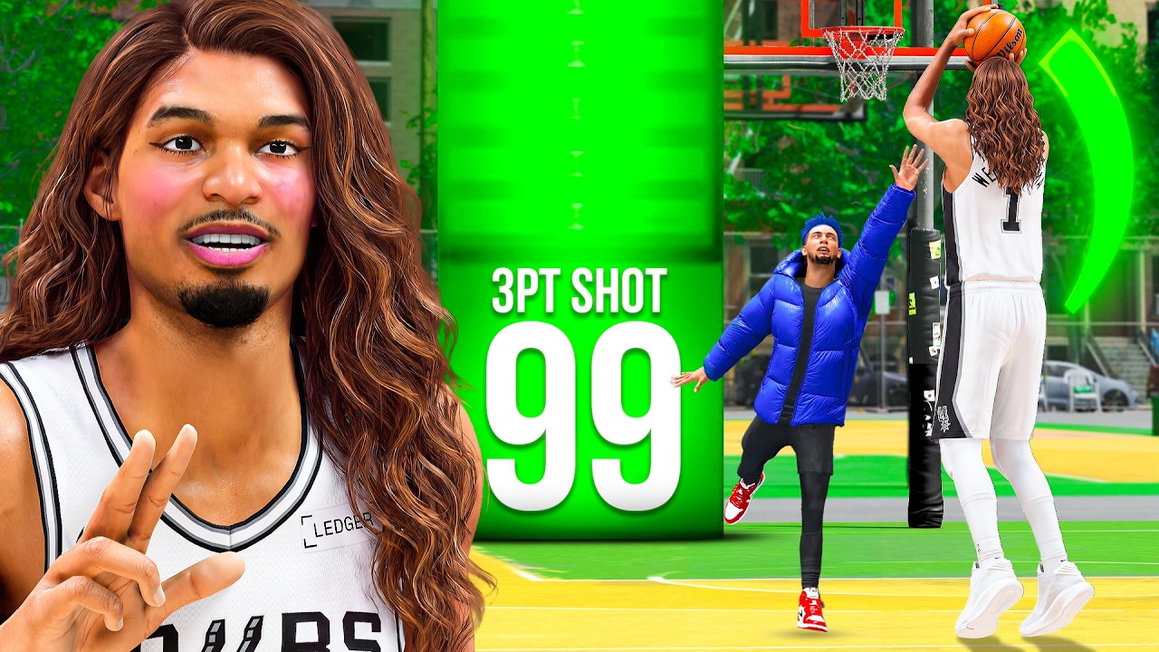 Я создал женский билд Вемби в NBA 2K27