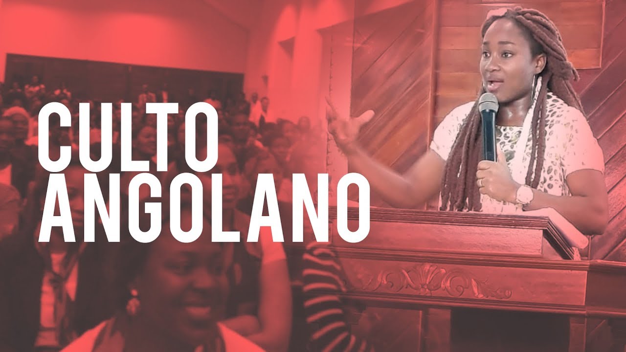 Como é um CULTO ANGOLANO; muita Alegria, Pregação e Dança.