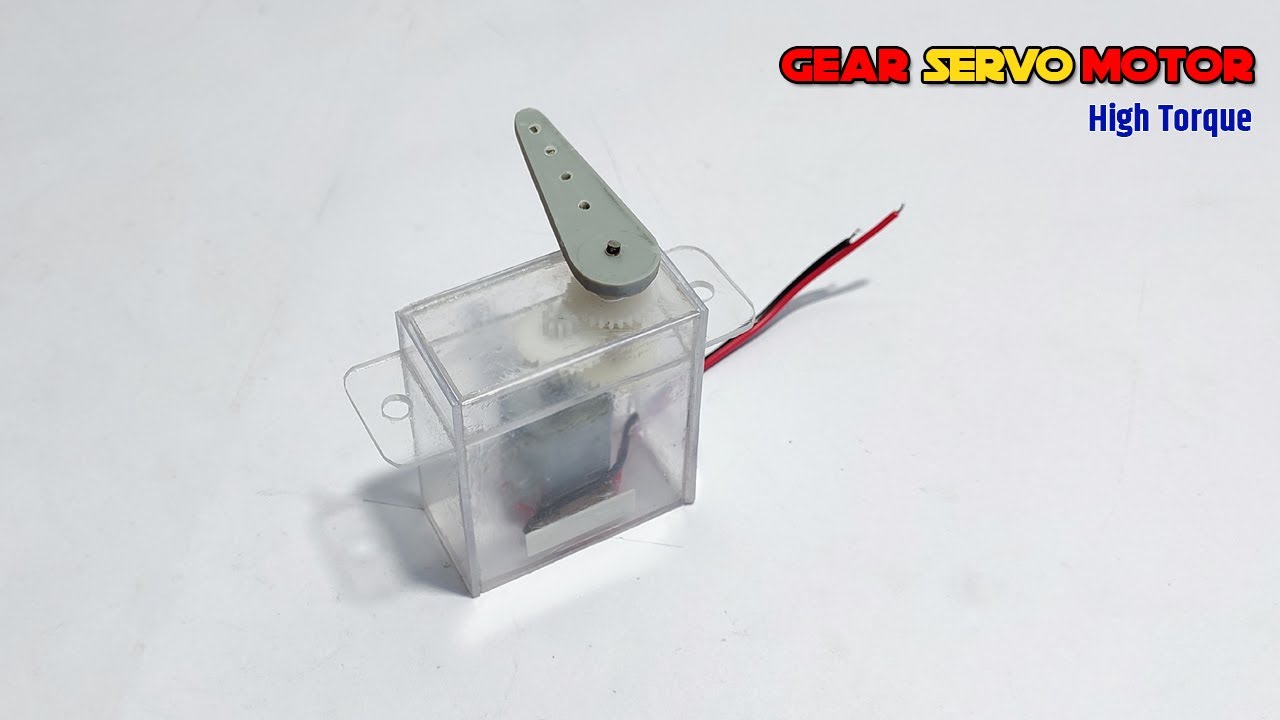 How to Make Servo Gear Motor At Home | High Torque तगड़ा सर्वो मोटर कैसे बनाये | From Plastic