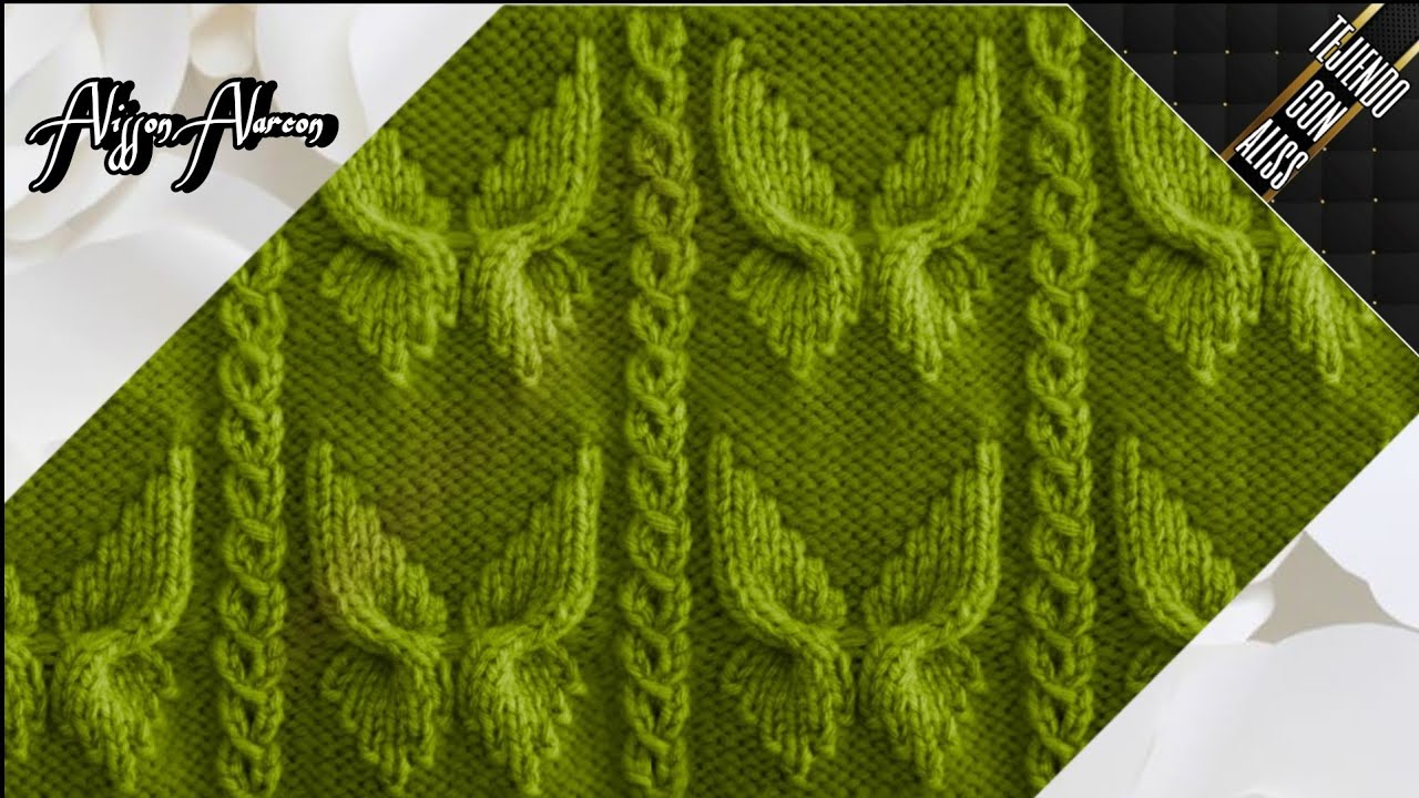 #519 - TEJIDO A DOS AGUJAS / knitting patterns / Alisson . A