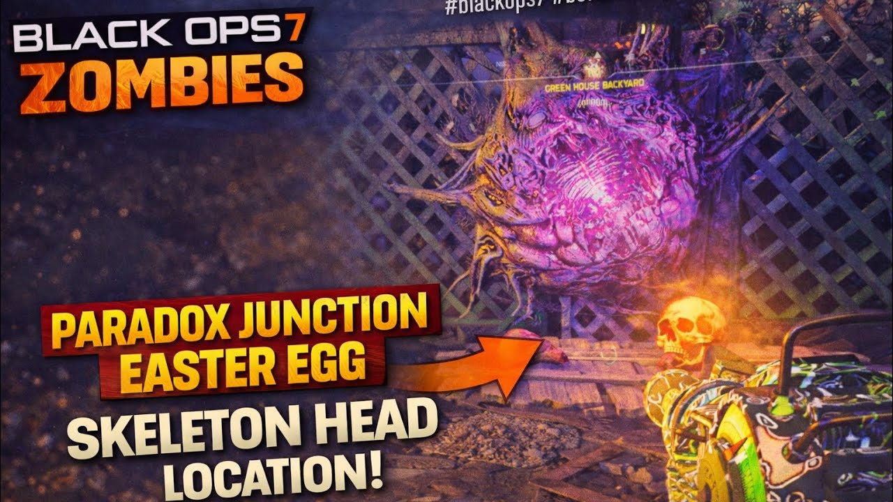 BLACK OPS 7 ZOMBIES PARADOX JUNCTION EASTER EGG SKELETON HEAD LOCATION #blackops7 #bo7zombies