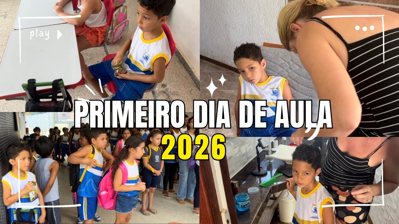 PRIMEIRO DIA DE AULA DO MEU FILHO AUTISTA 