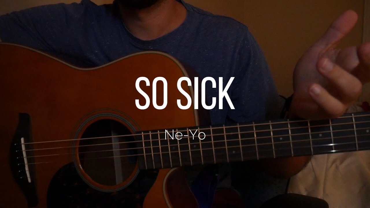 How to Play So Sick by Ne-Yo - Guitar Tutorial (easy)