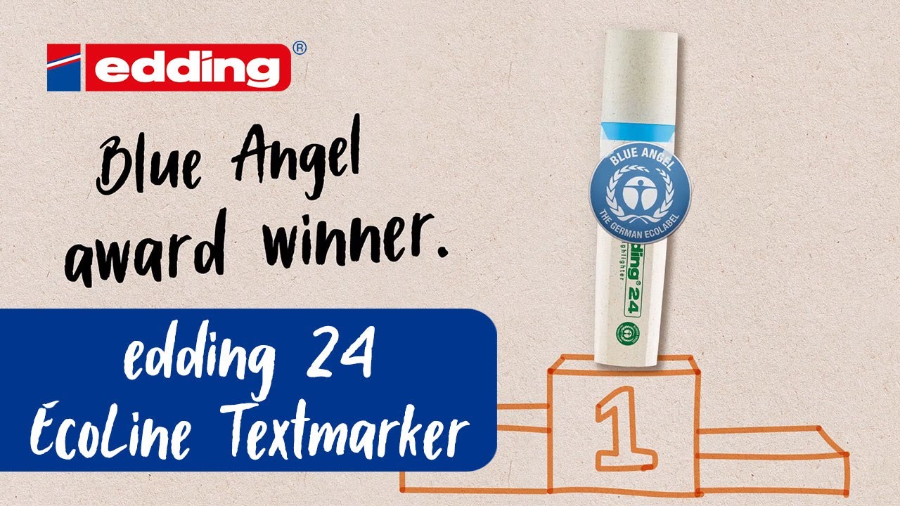 edding 24 EcoLine Textmarker - Blauer Engel