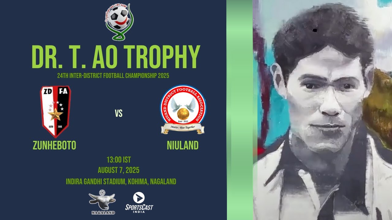 DR. T. AO TROPHY | 24TH INTER - DISTRICT FOOTBALL CHAMPIONSHIP 2025 | ZUNHEBOTO VS NIULAND | M20