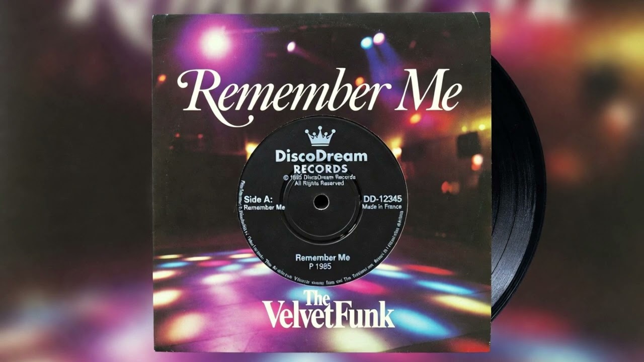 𝐓𝐡𝐞 𝐕𝐞𝐥𝐯𝐞𝐭𝐅𝐮𝐧𝐤 - Remember Me [𝘚𝘮𝘰𝘰𝘵𝘩 80'𝘴 𝘋𝘪𝘴𝘤𝘰 𝘍𝘶𝘯𝘬]