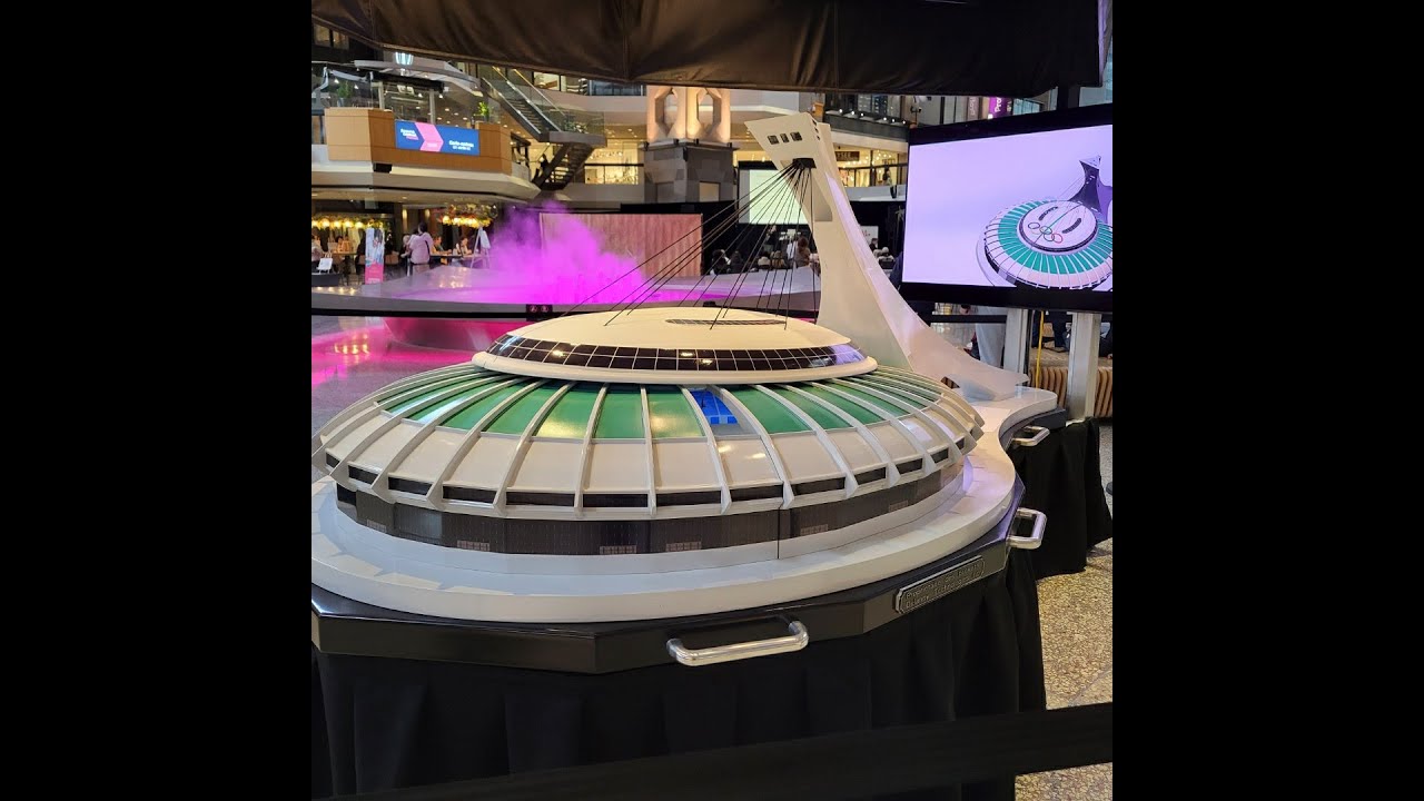 INFOMAN   Proposition Delaney pour le toit du stade olympique de Montréal