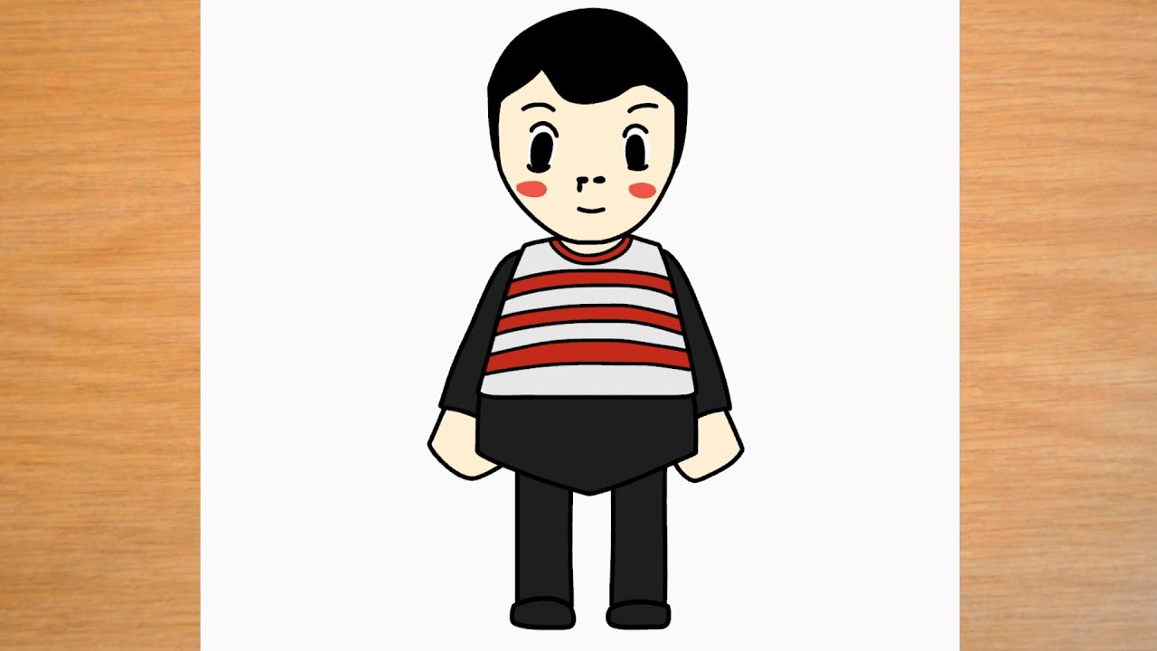 How to draw RON from BAD PARENTING