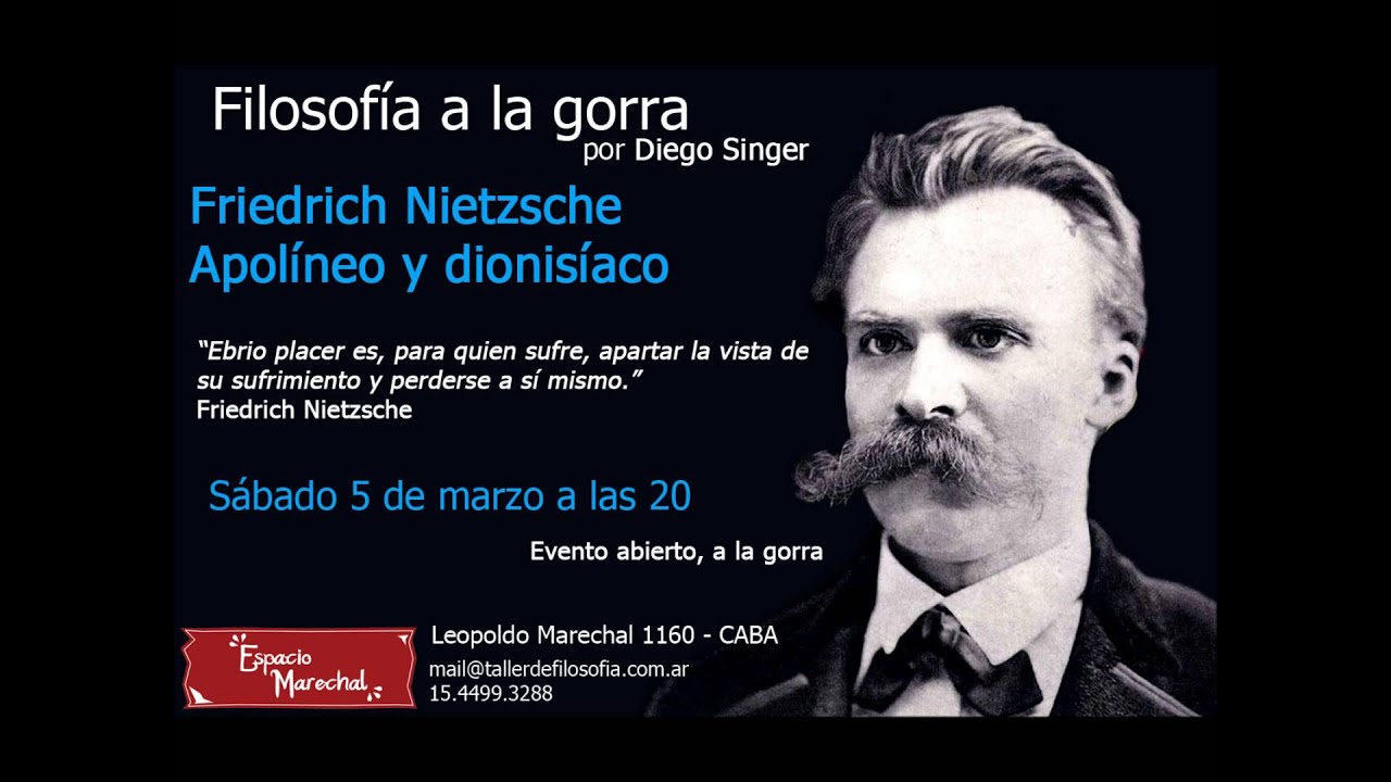 Friedrich Nietzsche   Apolíneo y dionisíaco