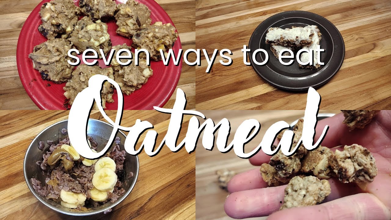 What I Eat for Breakfast: High Fiber and High Protein Oatmeal Recipes