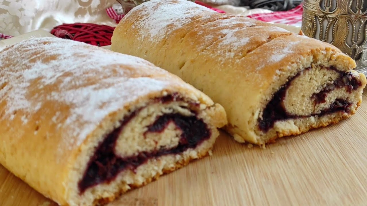 Najbrža strudla sa pekmezom na svijetu. Recept koji uvijek uspijeva! #4k 