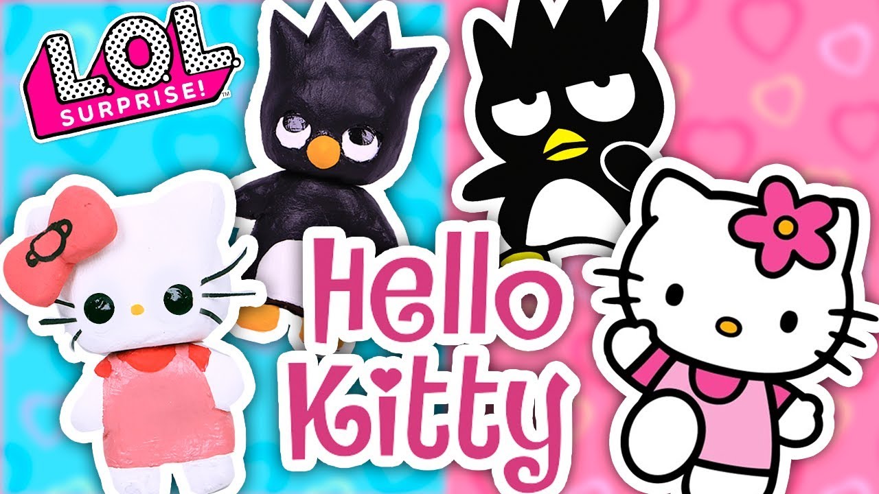 💖 HELLO KITTY y BADTZ-MARU 🖤en Muñecas LOL Sorpresa - Juguetes y Transformaciones Fantásticas