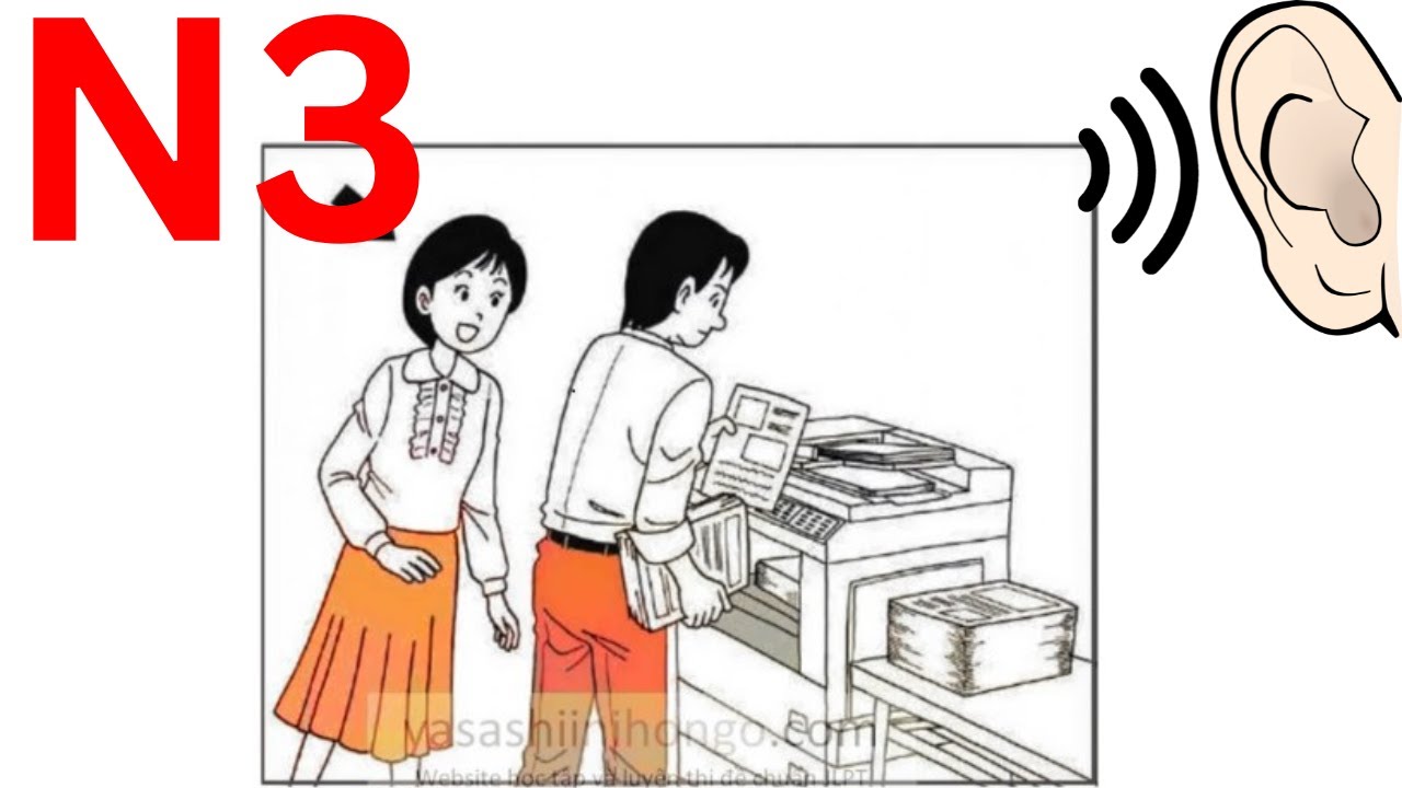 JLPT N3 Listening 2011/07 FULL SCRIPT & ANSWER