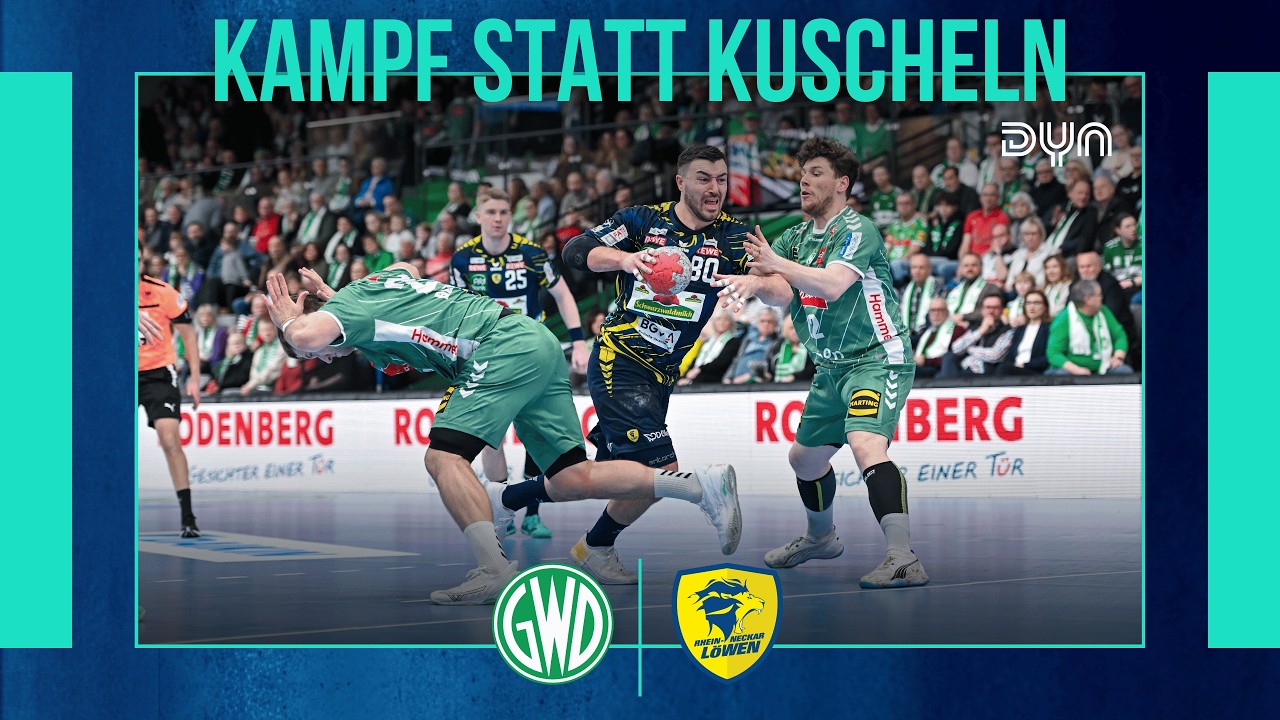 Highlights: GWD Minden - Rhein-Neckar L&ouml;wen (Saison 2025/26) DAIKIN HBL | Dyn Handball