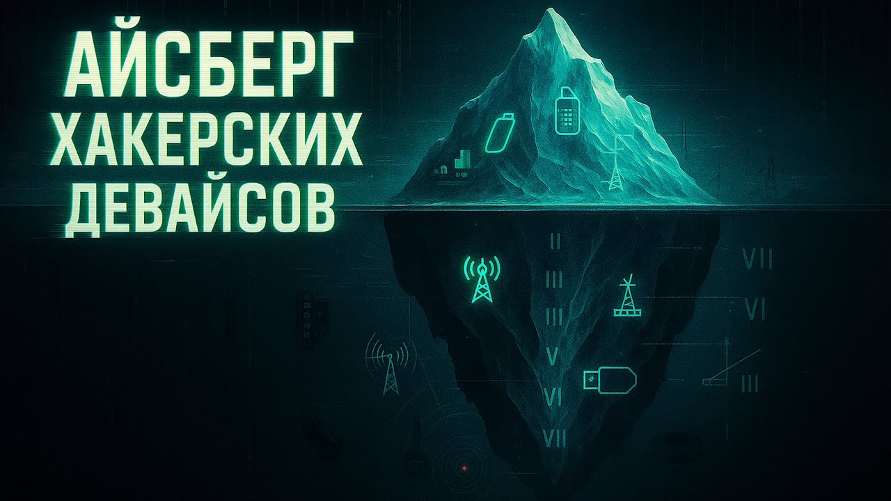 Айсберг хакерских девайсов | Самый опасные секреты хакеров
