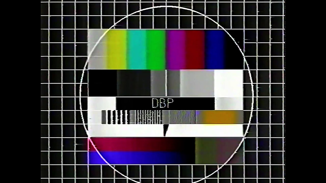 ZDF Sendeschluss 07.12.1984 mit Alan Parsons Project in STEREO (Testbild + Stationdia)