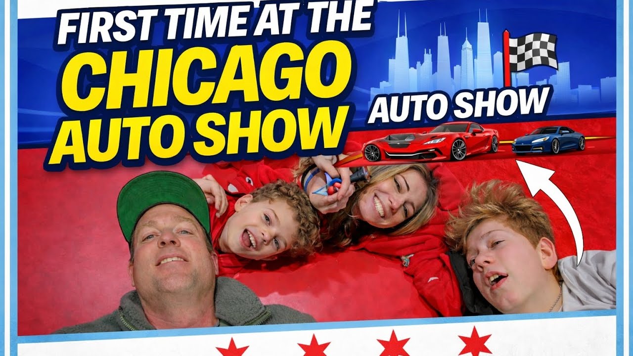 Our First Family Trip to the Chicago Auto Show. 