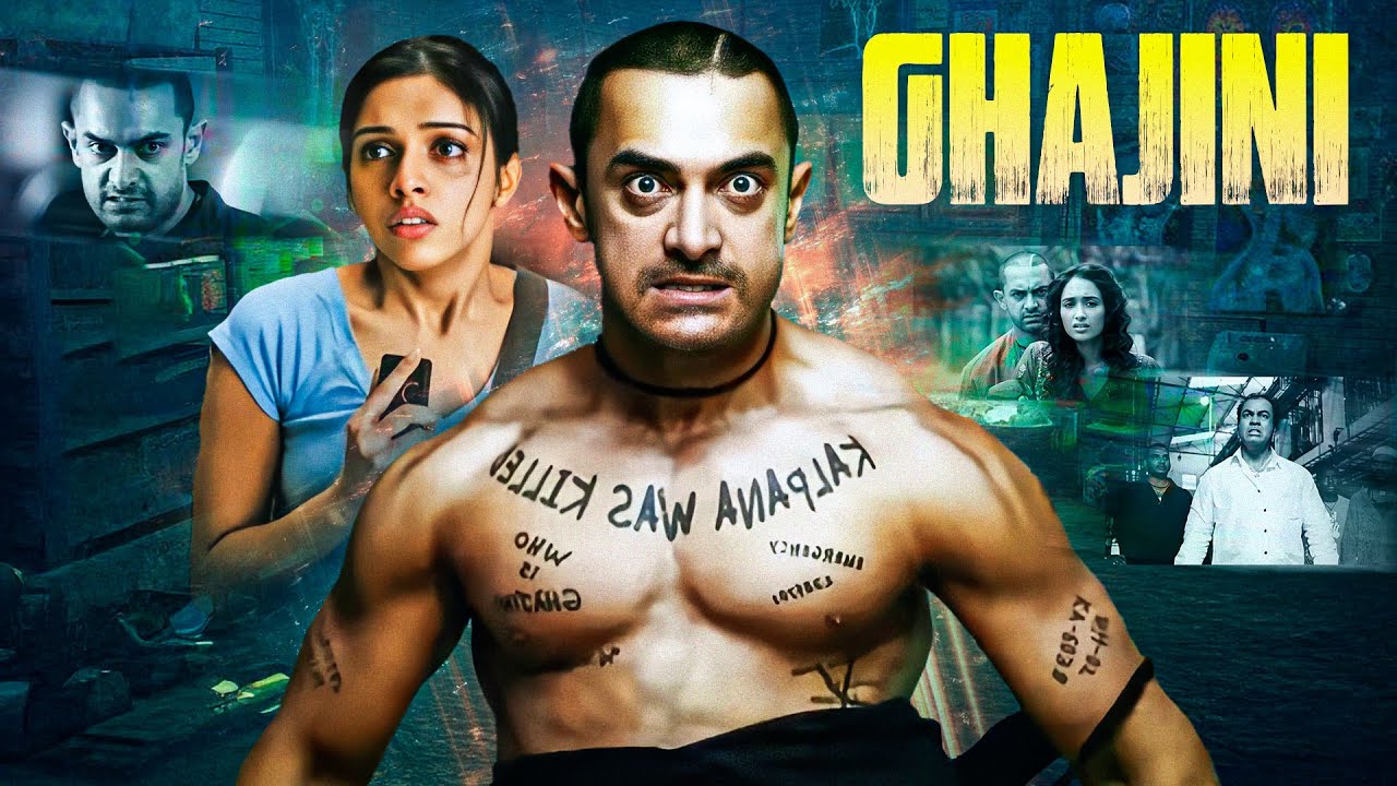GHAJINI Full Movie 4K | Aamir Khan | Asin | Psycho Thriller