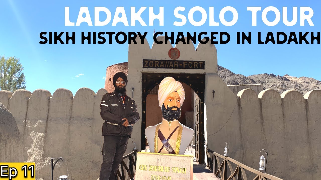 ਕਿਵੇਂ ਬਦਲਿਆ ਜਾ ਰਿਹਾ ਲੱਦਾਖ ਚ ਸਿੱਖ ਇਤਿਹਾਸ । General Zorawar Singh Fort Leh । Rahgeer Ladakh solo Tour