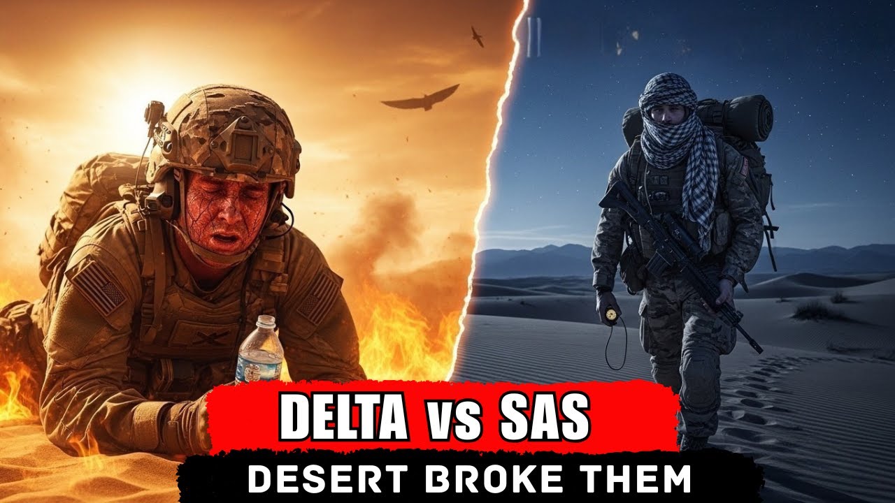 US Delta Force vs British SAS in Desert Survival — Only One Team Made It Out 😱
