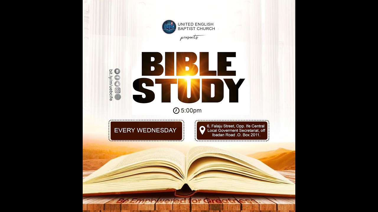 BIBLE STUDY || March 4, 2026