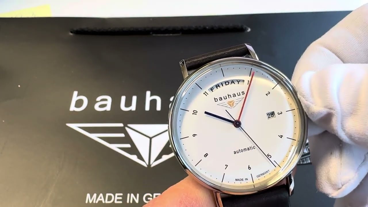 Bauhaus Automatikc DayDate Nr.: 2162-1 - Bauhaus watches at www.Poljot24.de