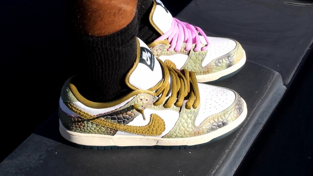 Nike SB Dunk Low Pro QS Alexis Sablone Chameleon Review and on Feet
